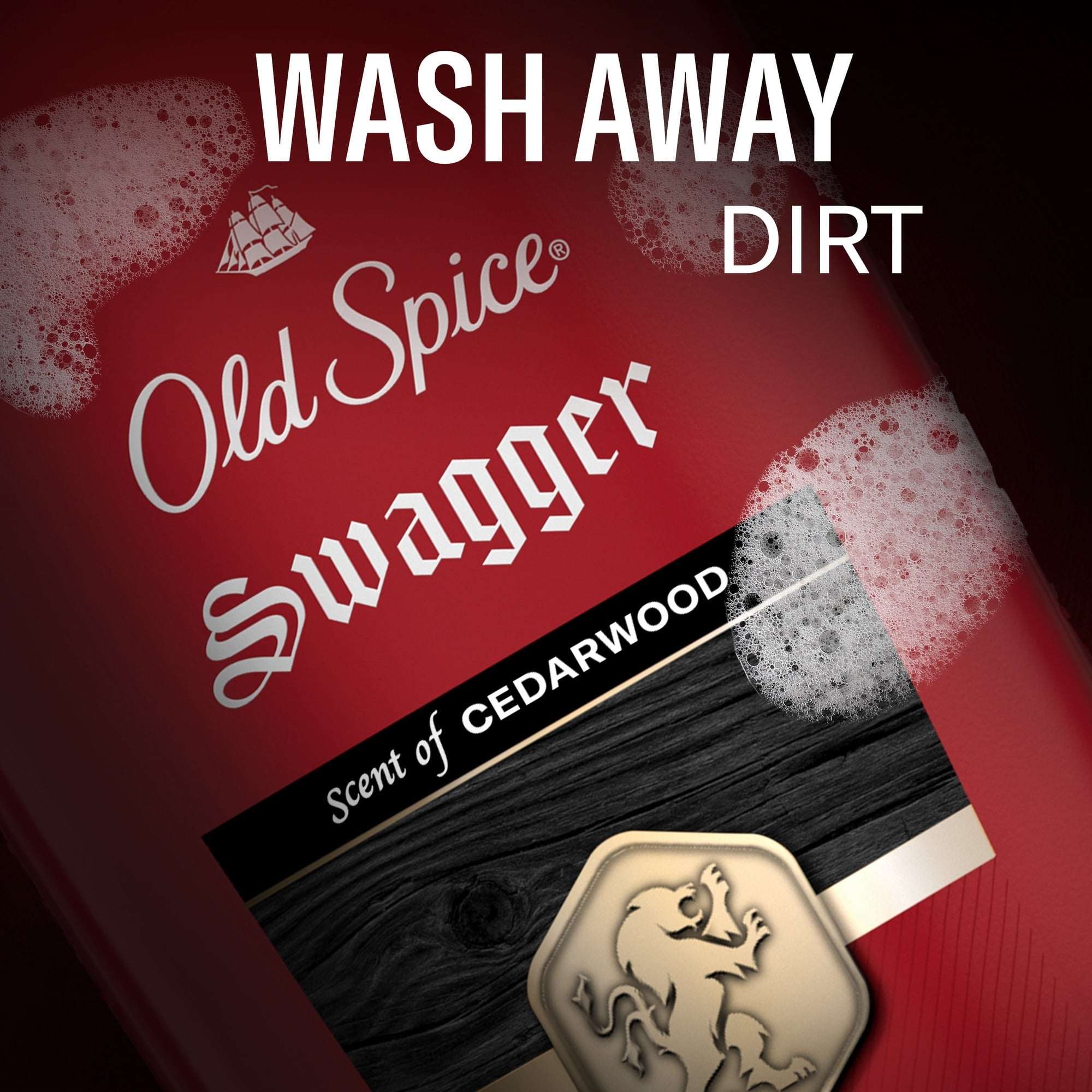 Old Spice Men's Body Wash, Swagger Cedarwood Scent, 24 fl oz