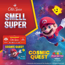 Cosmic Quest bar soap display pack with Mario character in starry space design