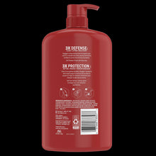 Old Spice Swagger body wash bottle, red, back label panel with text