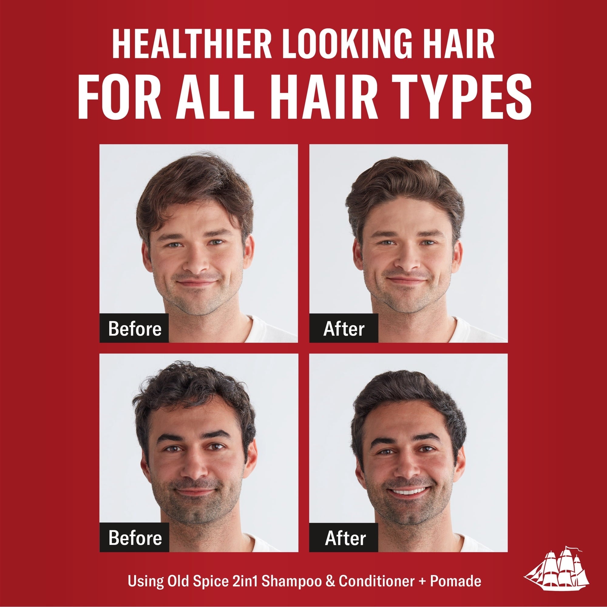 (3 PACK )Old Spice Swagger 2 in 1 Men's Shampoo and Conditioner, 21.9 fl oz