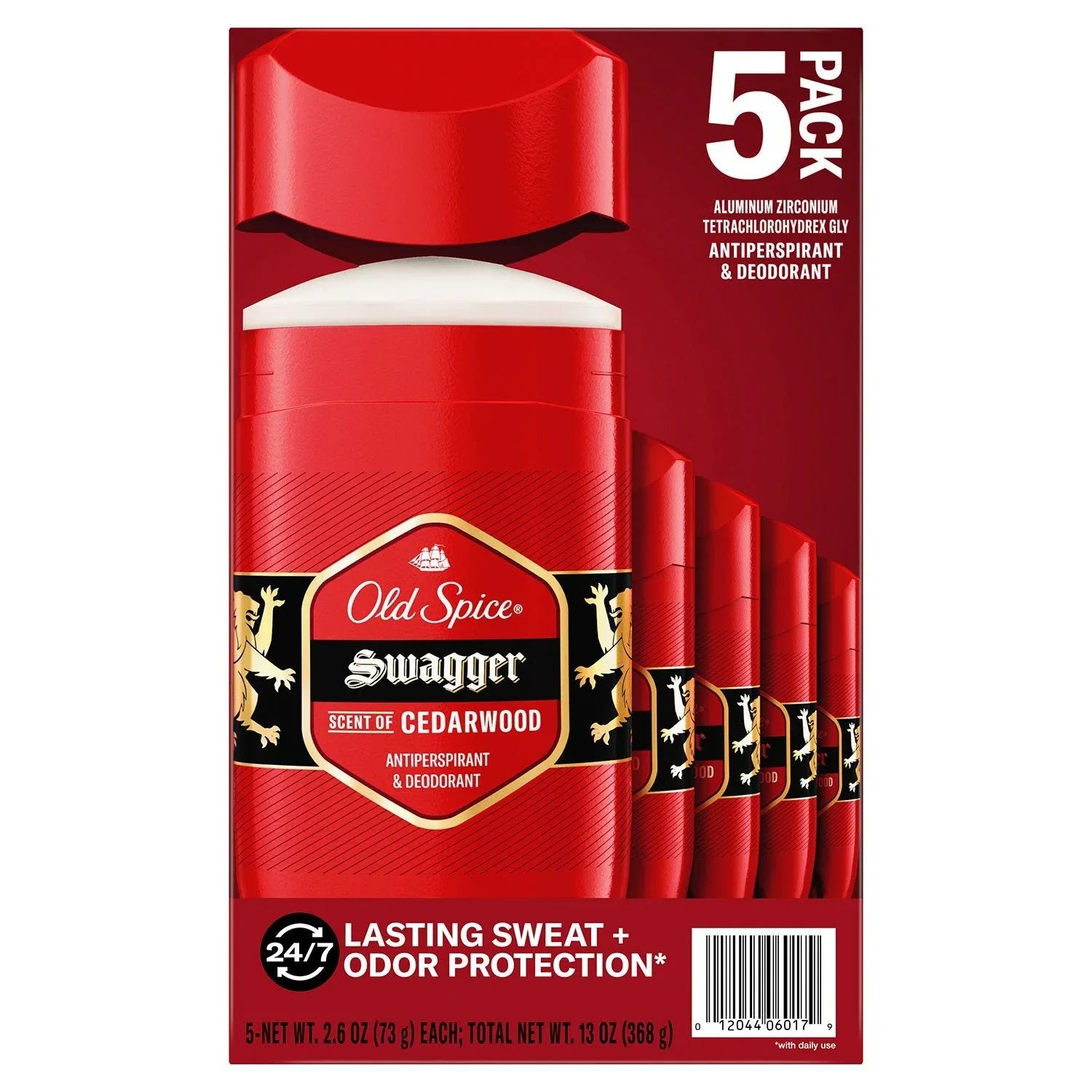 Old Spice Swagger Antiperspirant & Deodorant for Men, 2.6 oz., 5 pk. - USA MEGA SHOP