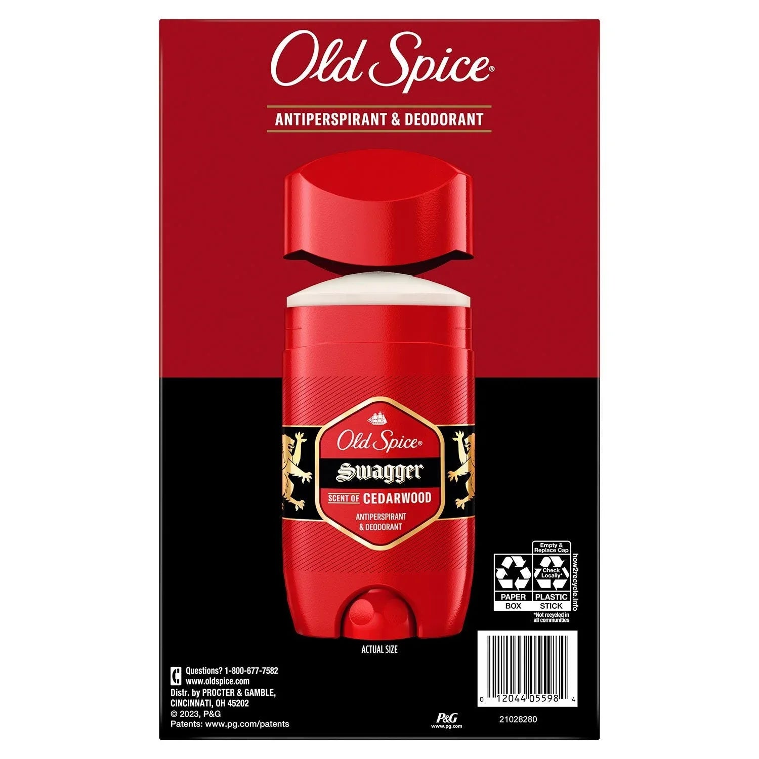 Old Spice Swagger Antiperspirant & Deodorant for Men, 2.6 oz., 5 pk. - USA MEGA SHOP