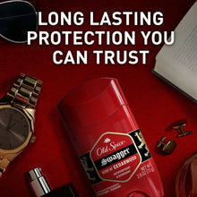 Old Spice Swagger antiperspirant deodorant bottle with red cap and black label
