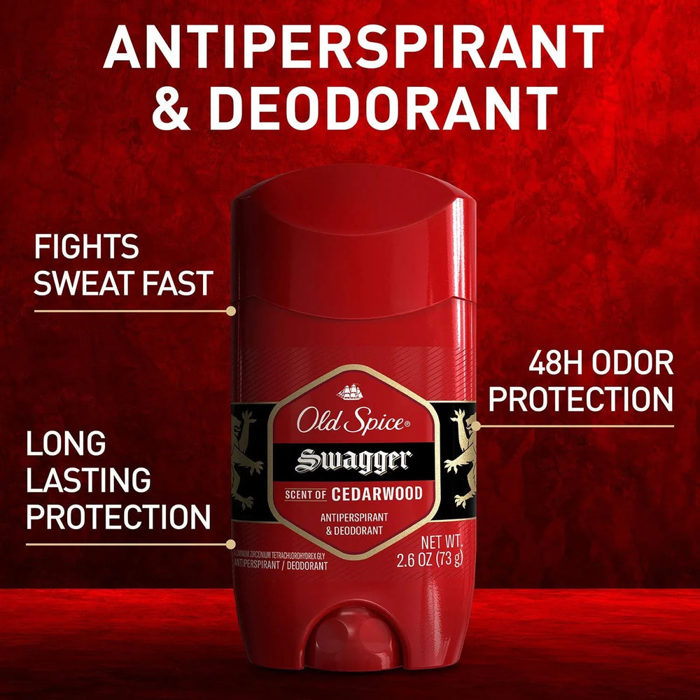 Old Spice Swagger Antiperspirant & Deodorant for Men, 2.6 oz., 5 pk. - USA MEGA SHOP