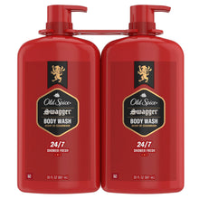 Two Old Spice Swagger body wash bottles, red, 30 fl oz (2-pack)