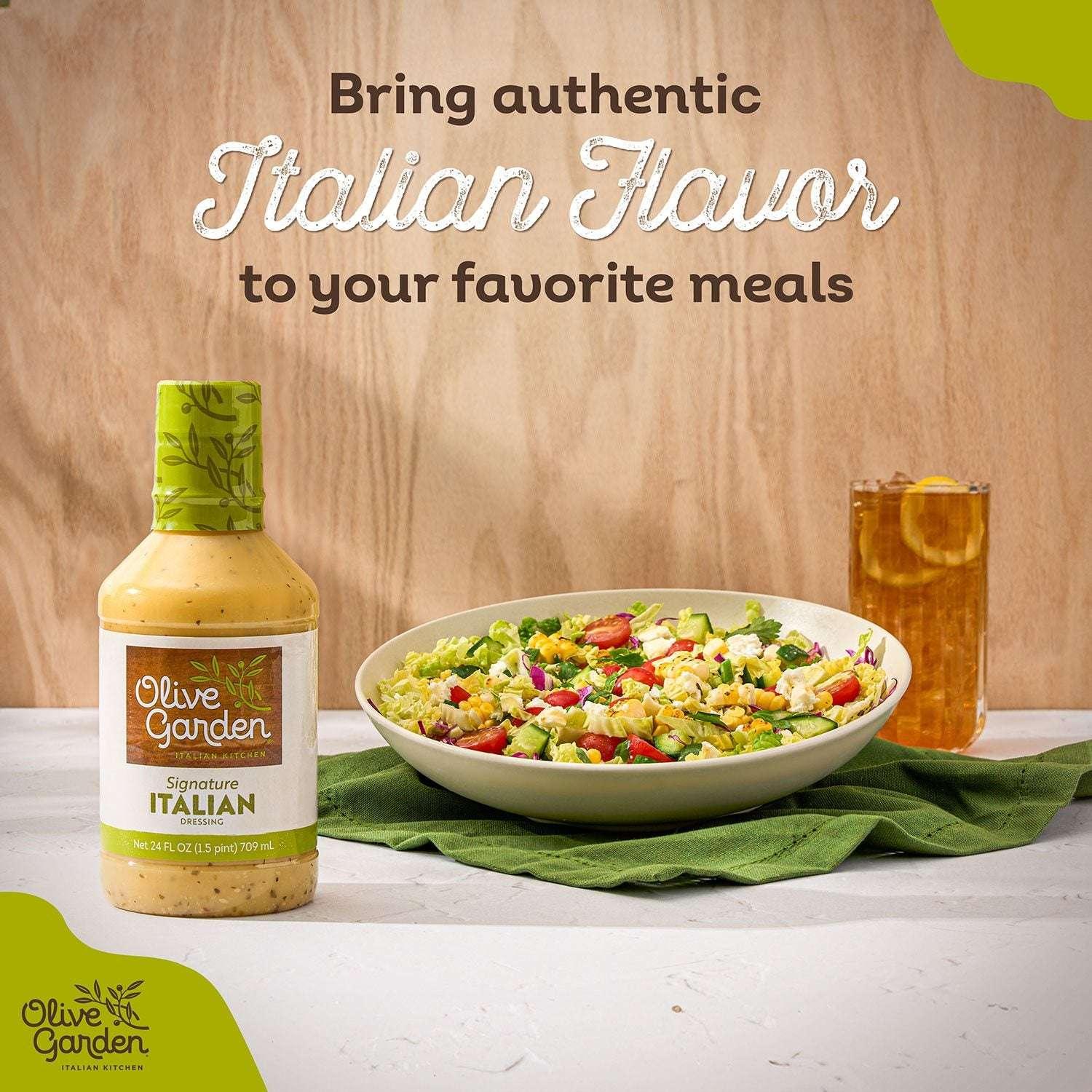 Olive Garden Signature Italian Dressing, 24 oz., 2 pk. - USA MEGA SHOP