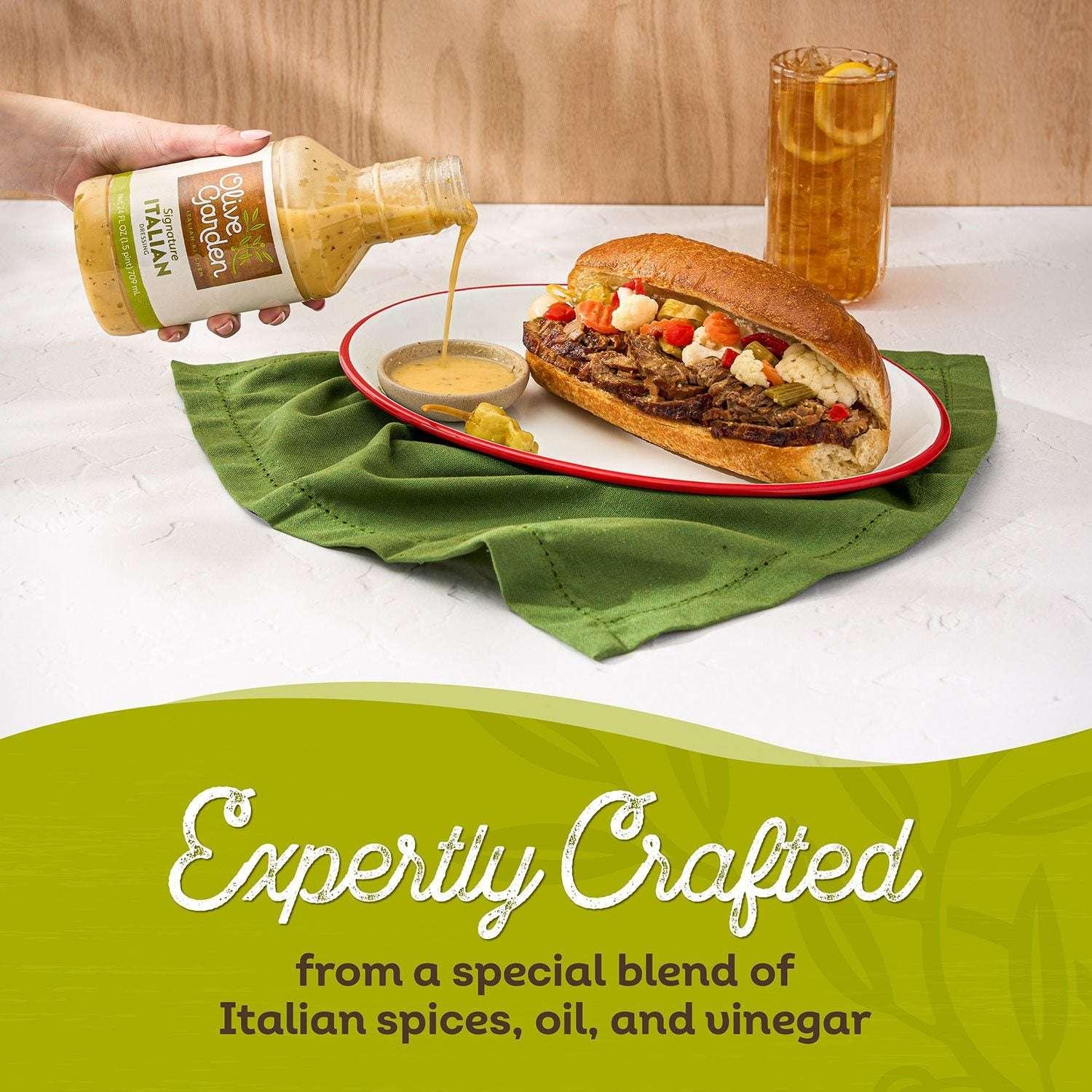Olive Garden Signature Italian Dressing, 24 oz., 2 pk. - USA MEGA SHOP