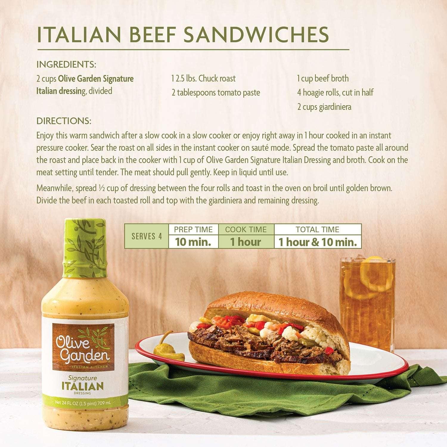 Olive Garden Signature Italian Dressing, 24 oz., 2 pk. - USA MEGA SHOP