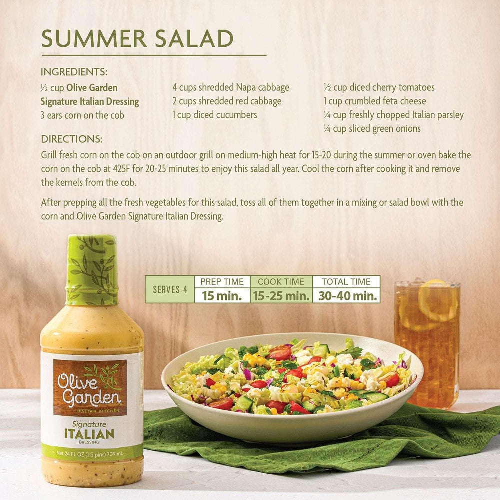 Olive Garden Signature Italian Dressing, 24 oz., 2 pk. - USA MEGA SHOP