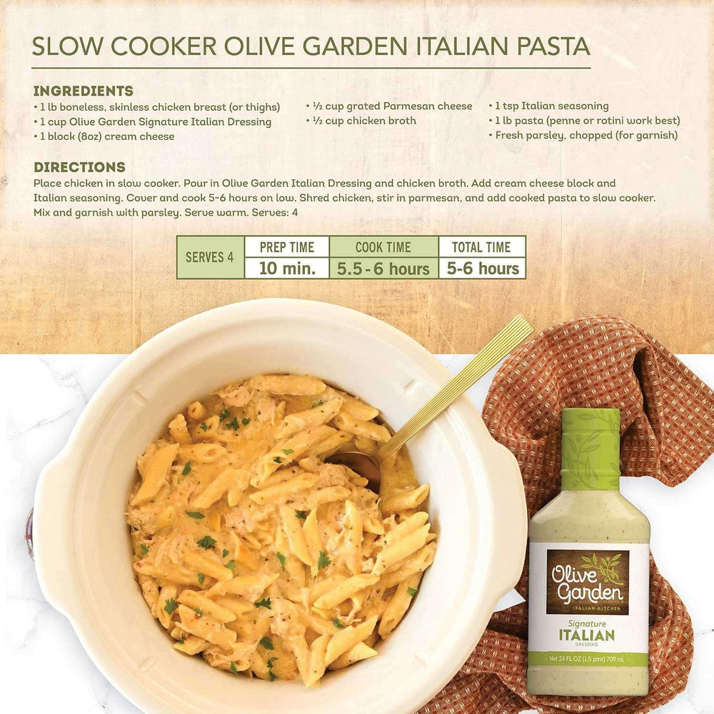 Olive Garden Signature Italian Dressing, 24 oz., 2 pk. - USA MEGA SHOP