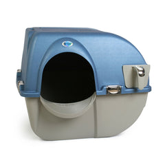 Omega Paw Regular Size Premium Self-Cleaning Litter Box, Blue