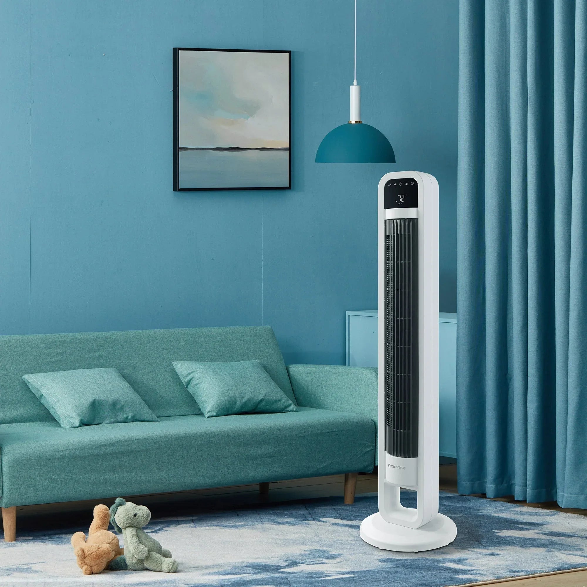 OmniBreeze Tower Fan with Internal Oscillation and Wi-Fi - USA MEGA SHOP