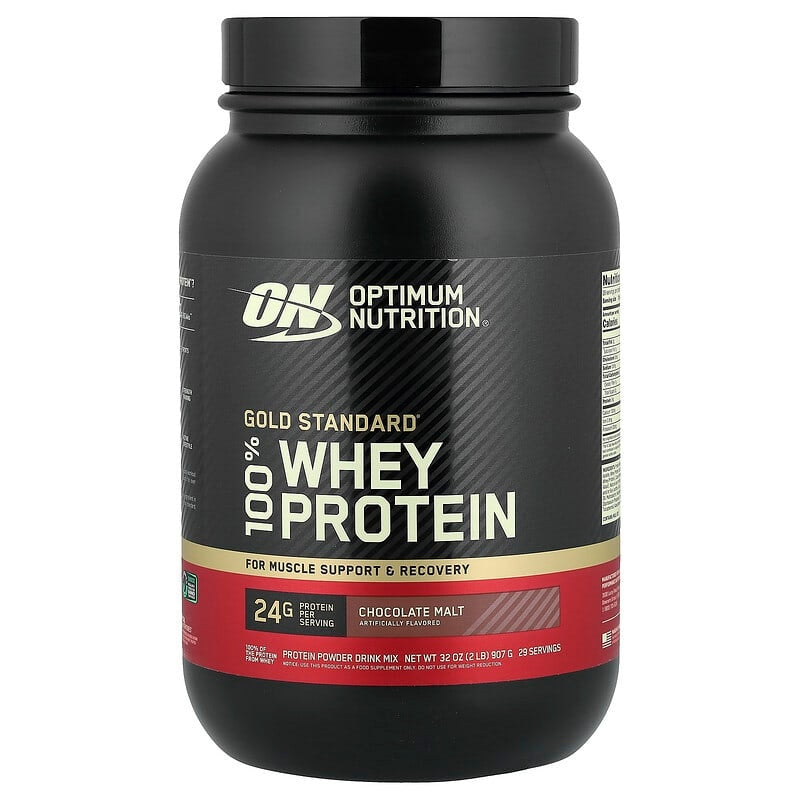 Optimum Nutrition, Gold Standard® 100% Whey Protein, Double Rich Chocolate, 1.98 lb (899 g)