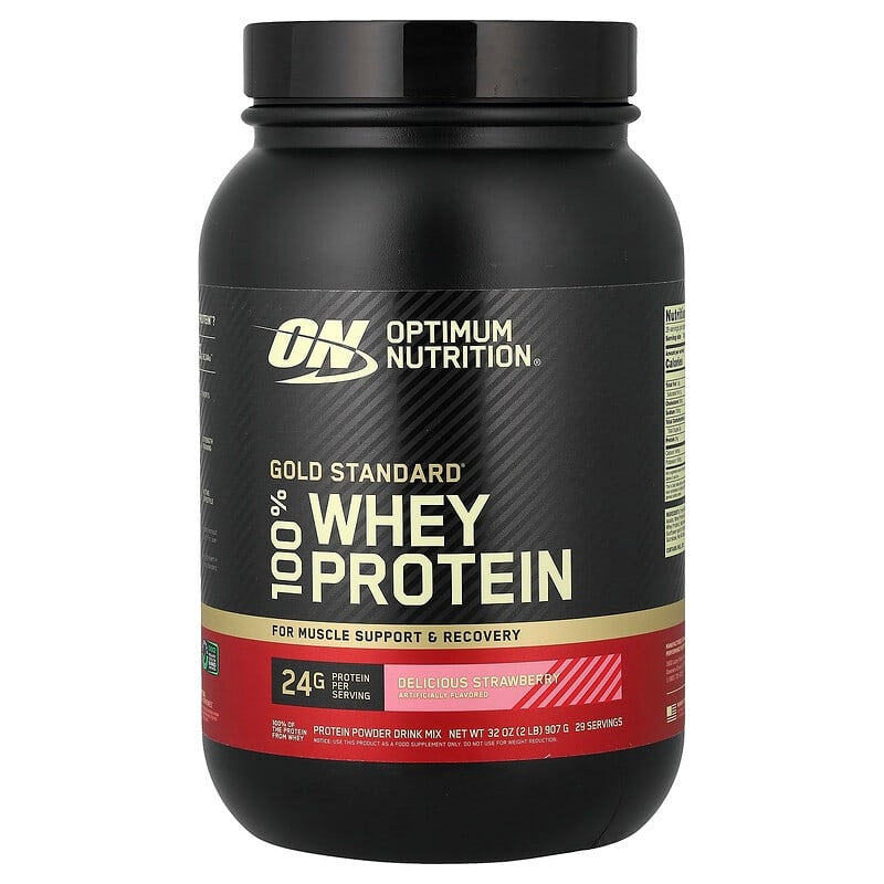 Optimum Nutrition, Gold Standard® 100% Whey Protein, Double Rich Chocolate, 1.98 lb (899 g)