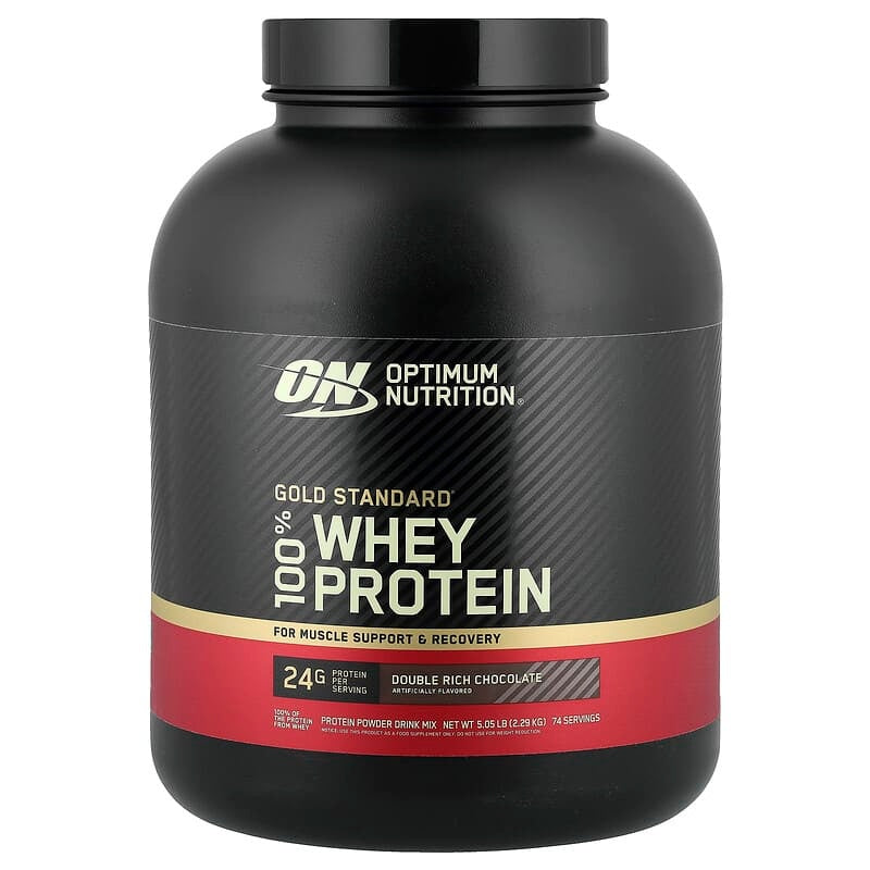 Optimum Nutrition, Gold Standard® 100% Whey Protein, Double Rich Chocolate, 1.98 lb (899 g)