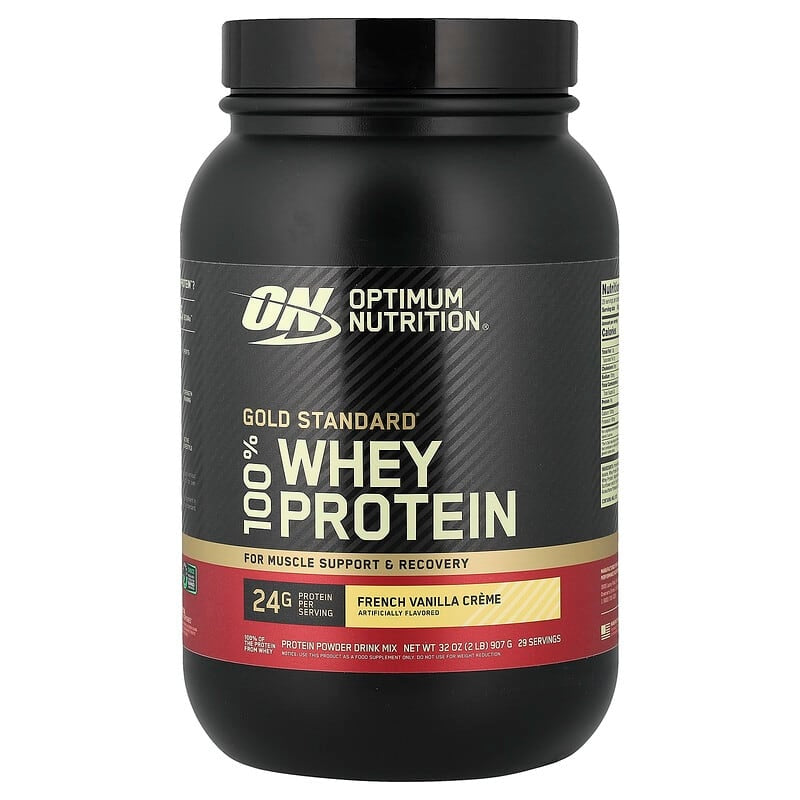 Optimum Nutrition, Gold Standard® 100% Whey Protein, Double Rich Chocolate, 1.98 lb (899 g)
