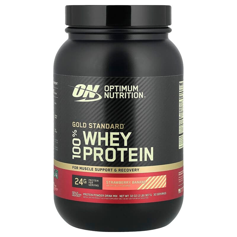 Optimum Nutrition, Gold Standard® 100% Whey Protein, Double Rich Chocolate, 1.98 lb (899 g)