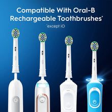 Compatible rechargeable toothbrush brush heads with green and yellow bristles