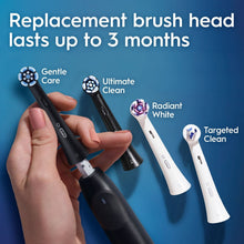 Replacement electric toothbrush brush heads pack, mixed gentle care and whitening types