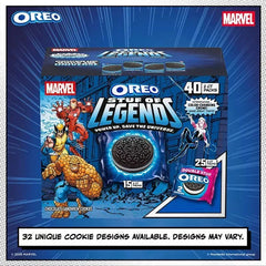 Oreo Chocolate Sandwich Cookies, Marvel Stuf Of Legends, Variety Pack, 40 ct.