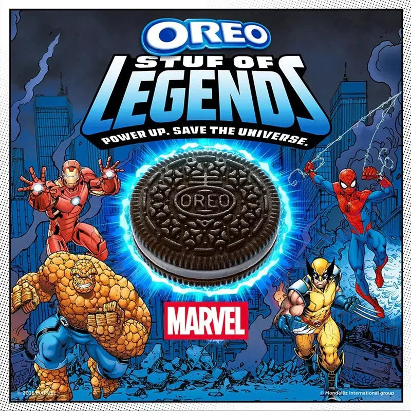 Oreo Chocolate Sandwich Cookies, Marvel Stuf Of Legends, Variety Pack, 40 ct. - USA MEGA SHOP