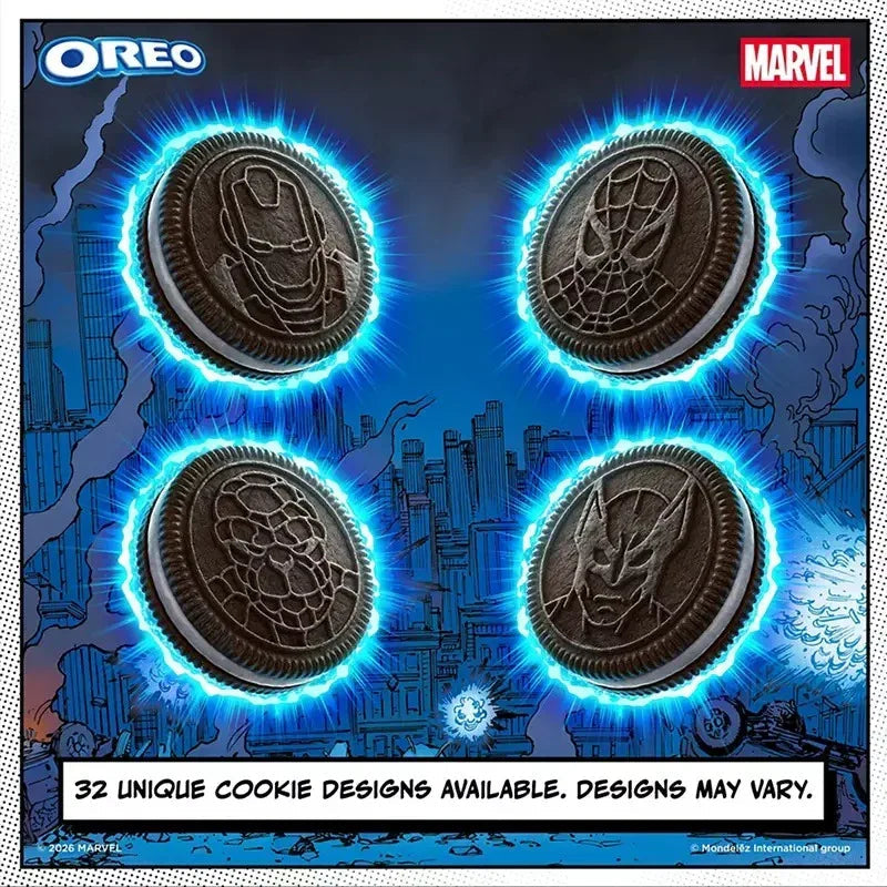 Oreo Chocolate Sandwich Cookies, Marvel Stuf Of Legends, Variety Pack, 40 ct.