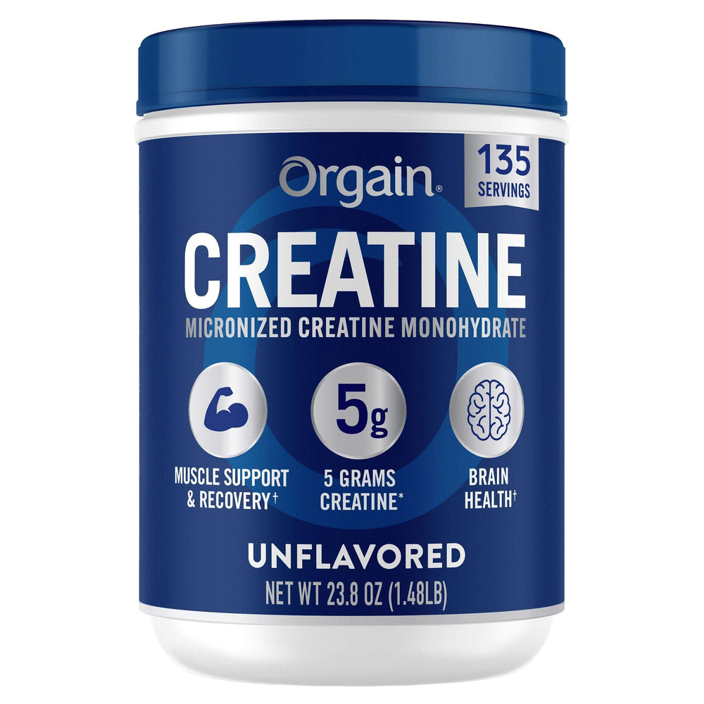 Orgain, Micronized Creatine Monohydrate, Unflavored, 1.48lbs