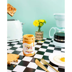 Organic Peanut Butter, Crunchy, Vegan, Palm-Oil Free, No Salt, 7G Protein, 16 oz