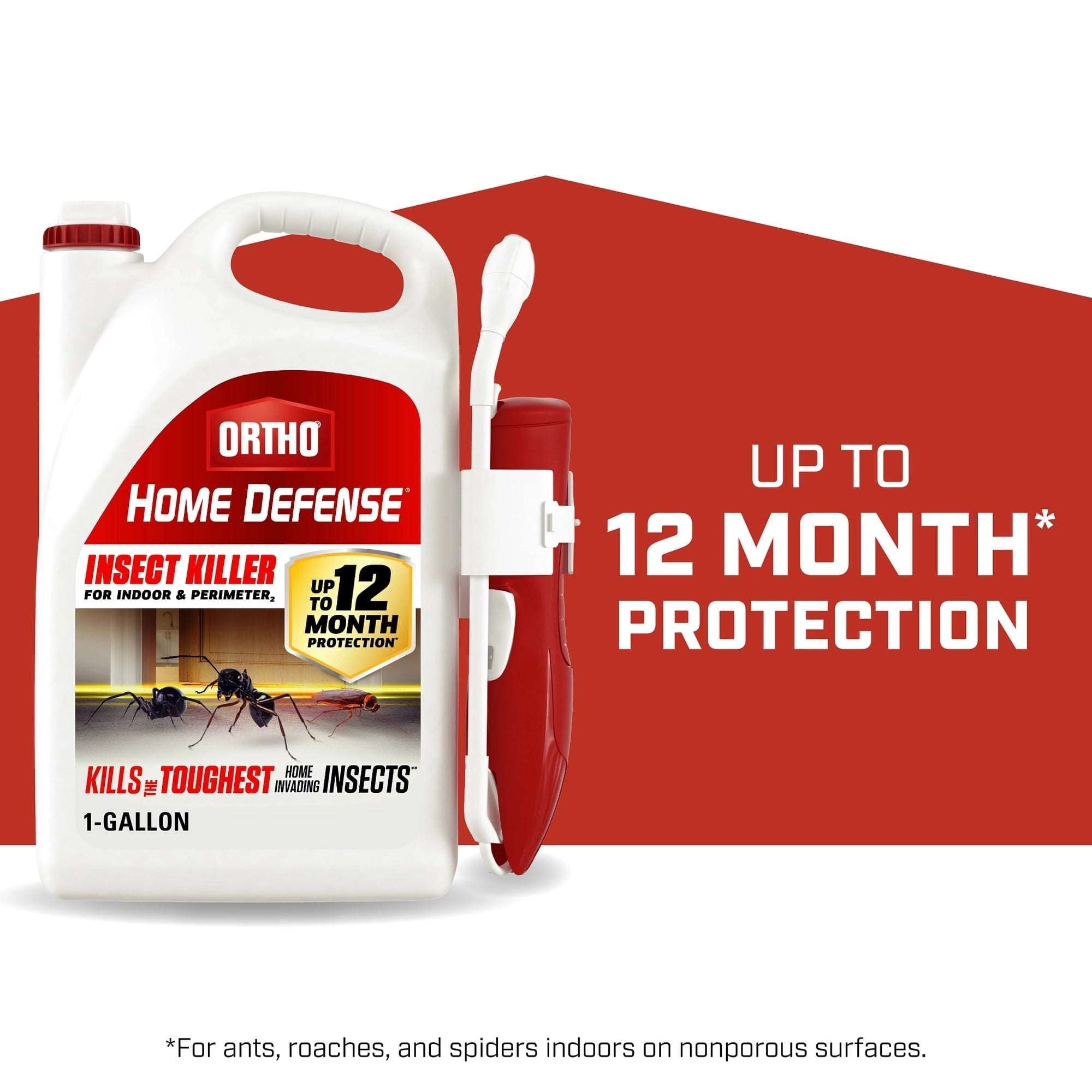 Ortho Home Defense Insect Killer for Indoor & Perimeter2 with Comfort Wand, 1 gal.