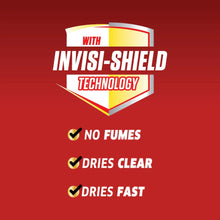 Insect killer label graphic highlighting Insta-Shield technology, no fumes and quick drying