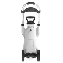 3-gallon powered cart sprayer front view with white tank and black top handle