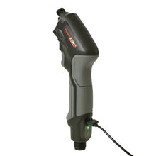 Rechargeable sprayer handle with adjustable nozzle, black body and green indicator
