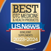 Joint health supplement promotional badge reading Best OTC Medicine & Health Products