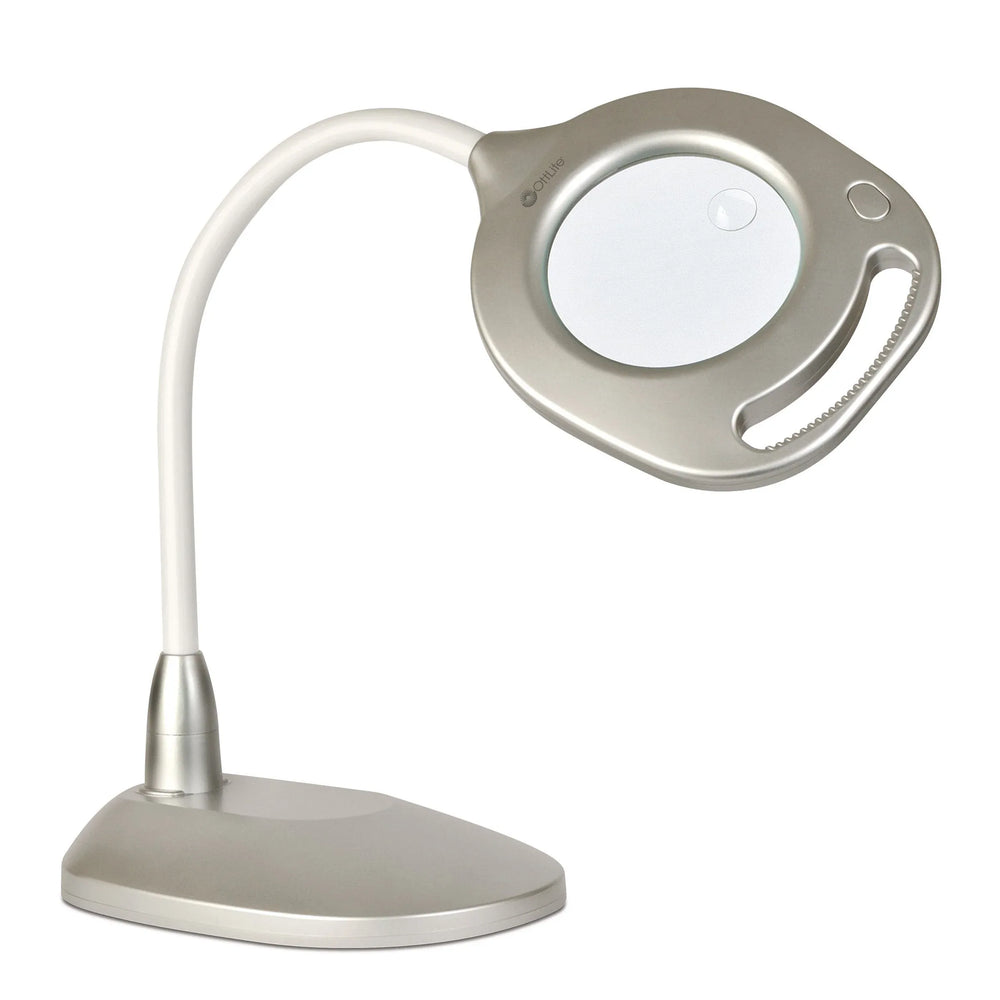 OttLite 2-in-1 LED Magnifier Floor and Desk Lamp - USA MEGA SHOP