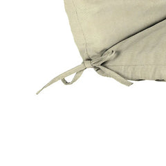 Outdoor Chaise Lounge Cushion with Ties and Straps,- Beige 2 Pack