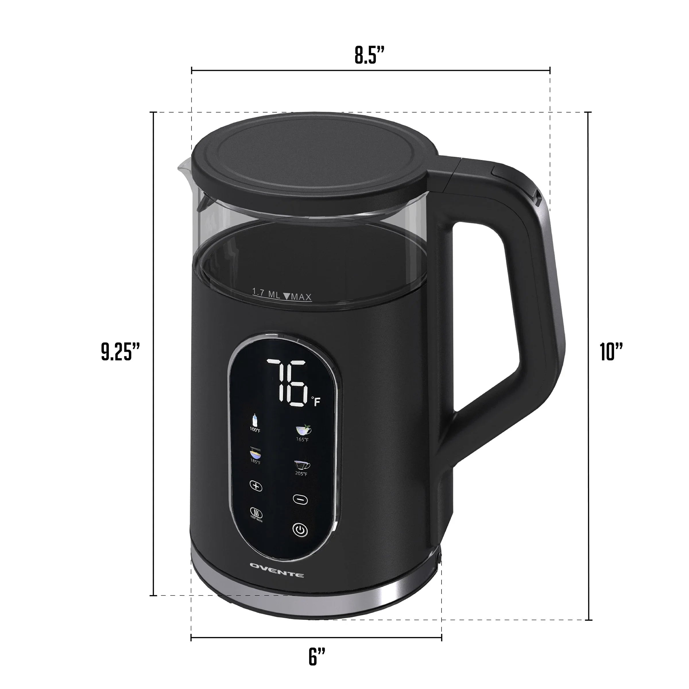 Ovente 1.7 Liter Electric Hot Water Kettle - USA MEGA SHOP