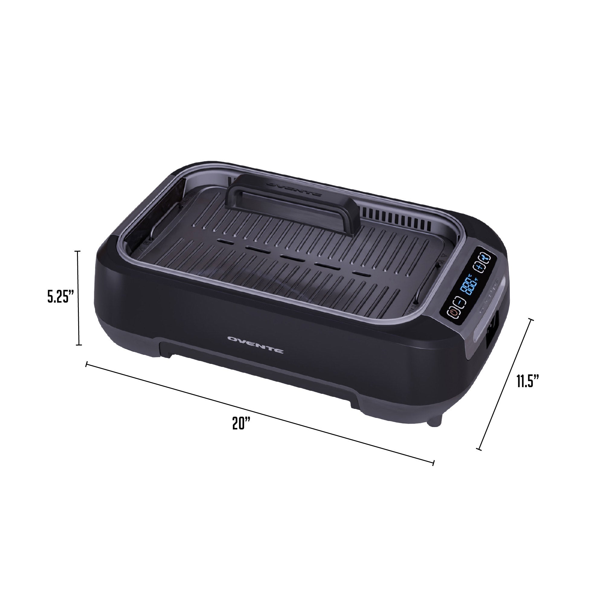 Ovente Smokeless Griddle & Grill System