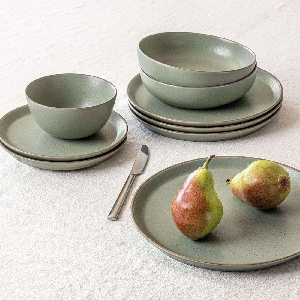 Over&back 16-Piece Artisan Stoneware Dinnerware Set - USA MEGA SHOP