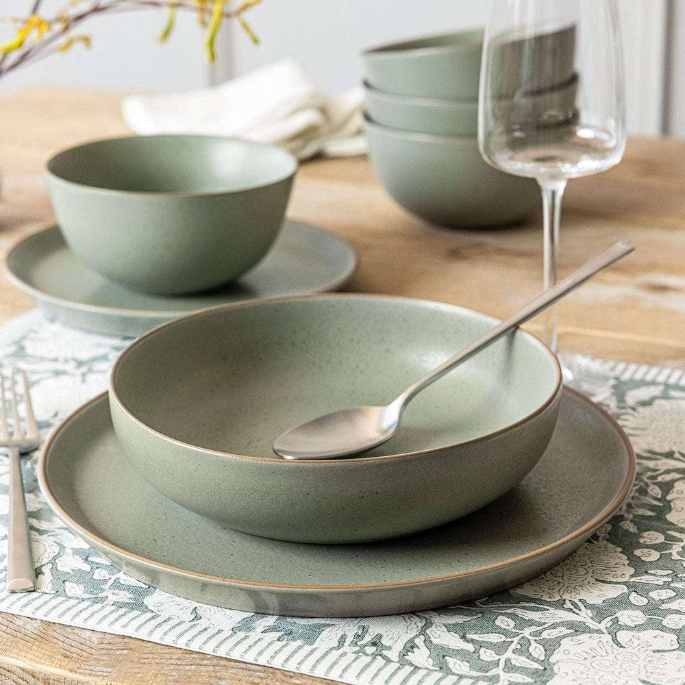 Over&back 16-Piece Artisan Stoneware Dinnerware Set - USA MEGA SHOP