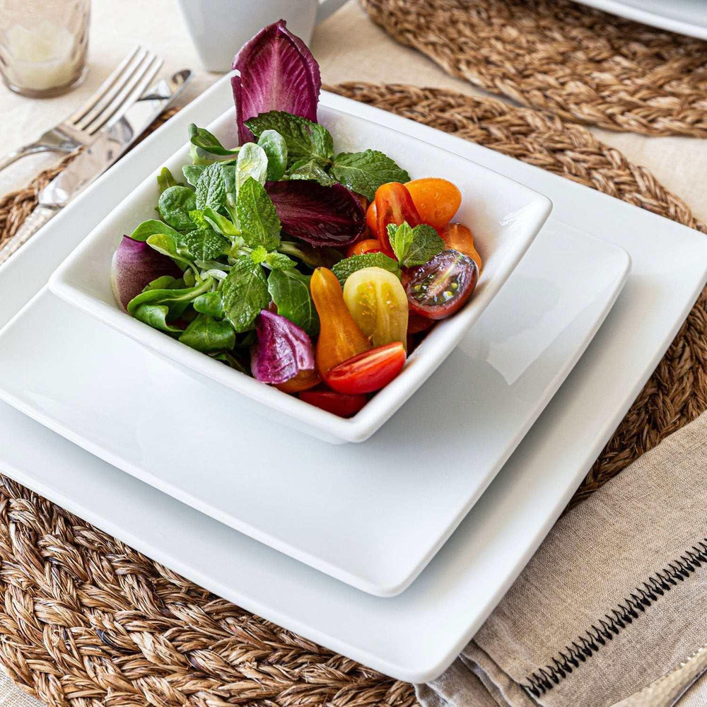Over&back 32-Piece Squared Dinnerware Set - USA MEGA SHOP