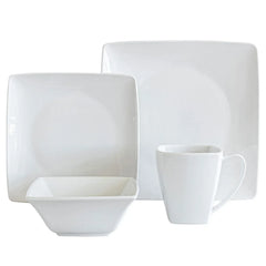 Over&back 32-Piece Squared Dinnerware Set - USA MEGA SHOP
