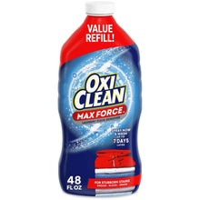 OxiClean Max Force laundry stain remover refill bottle, 48 fl oz.