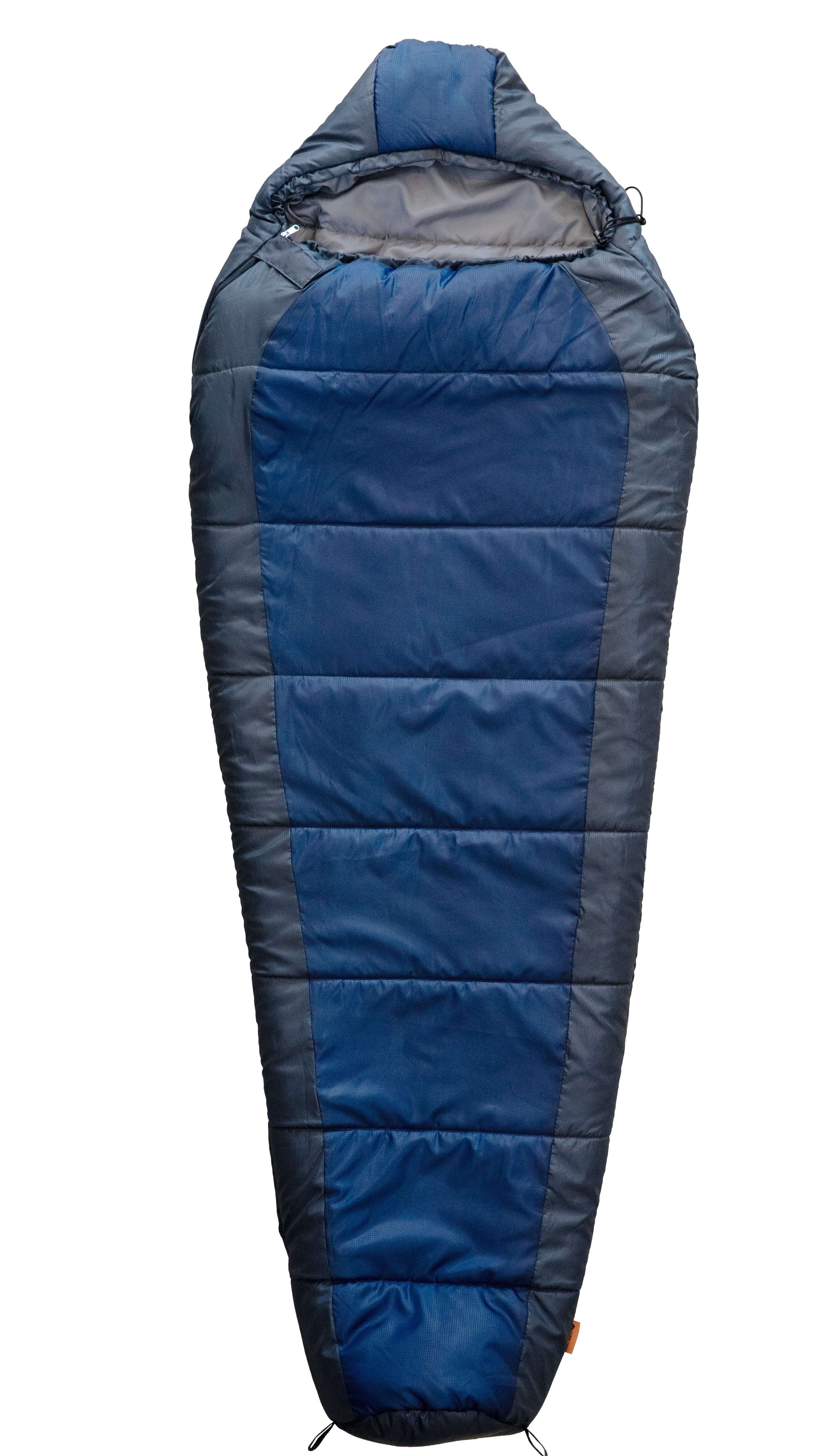 (2 pack) Ozark Trail 10-Degree Cold Weather Mummy Sleeping Bag with Soft Liner, Red, 85"x33"