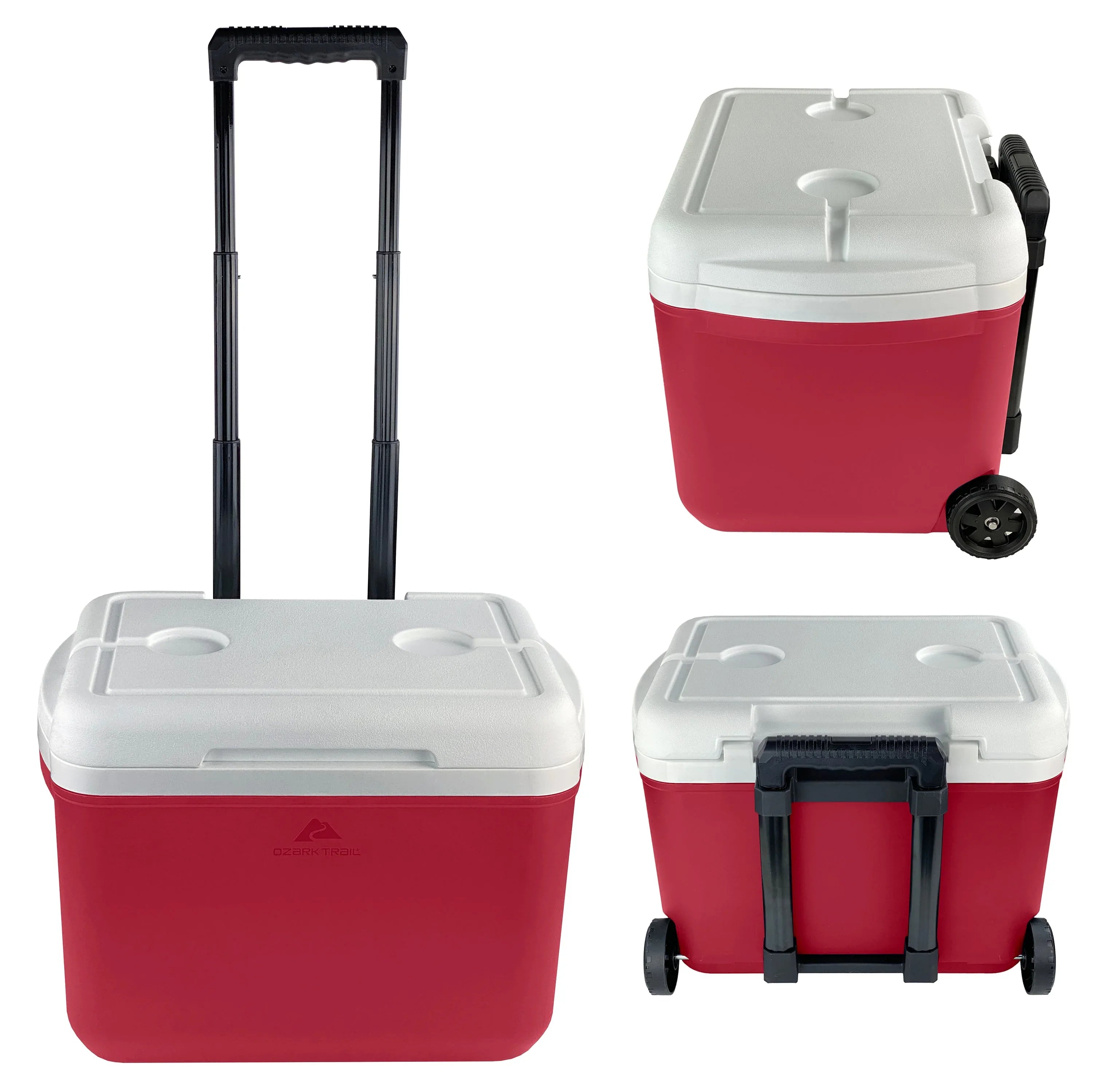Ozark Trail 30 Quart Capacity Hard Side Wheeled Cooler, 42-Can, Blue - USA MEGA SHOP