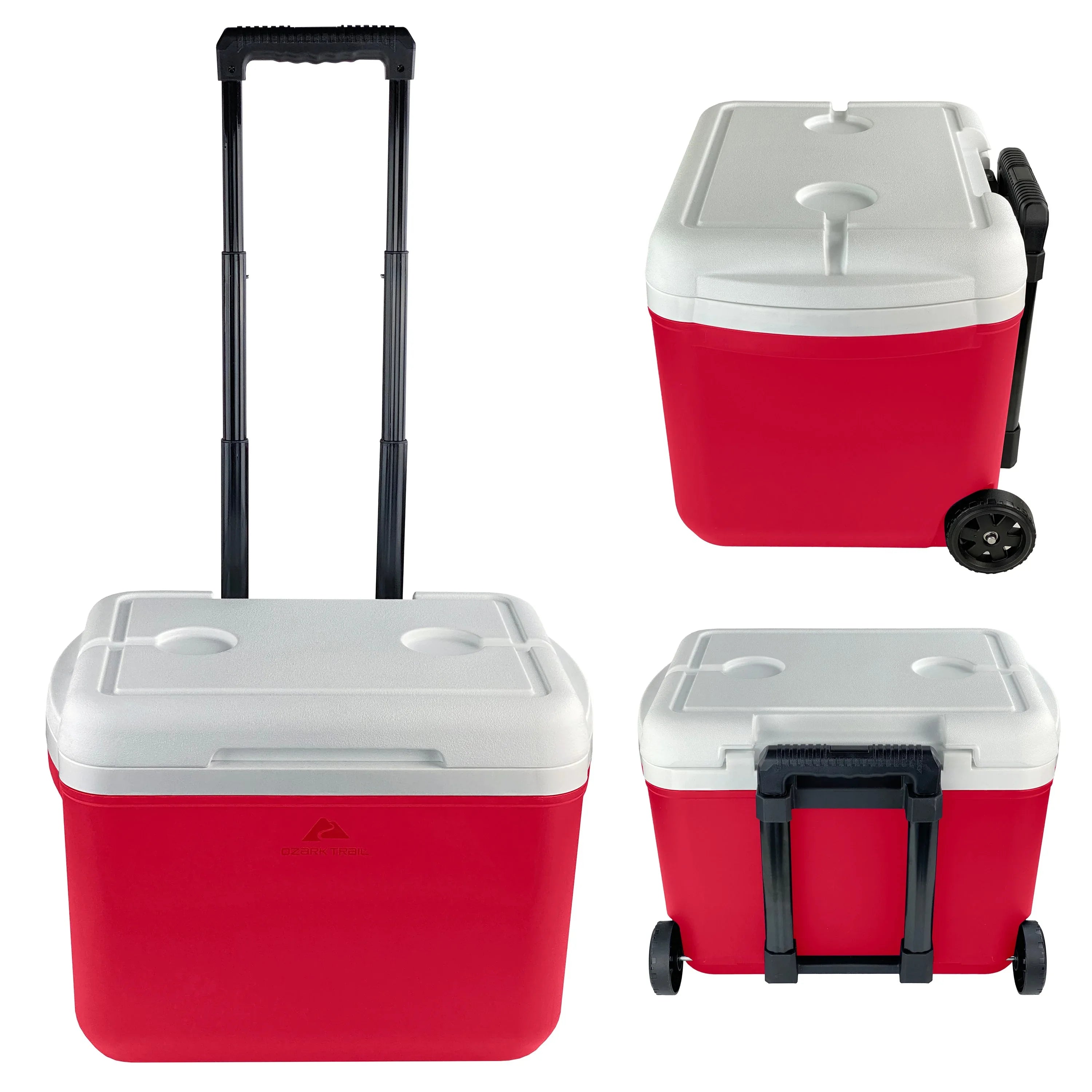 Ozark Trail 30 Quart Capacity Hard Side Wheeled Cooler, 42-Can, Blue - USA MEGA SHOP