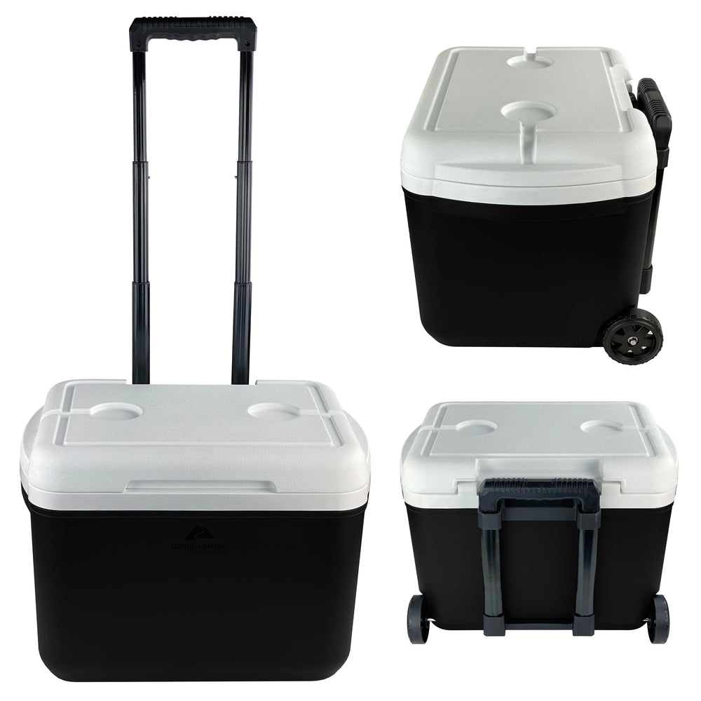 Ozark Trail 30 Quart Capacity Hard Side Wheeled Cooler, 42-Can, Blue - USA MEGA SHOP
