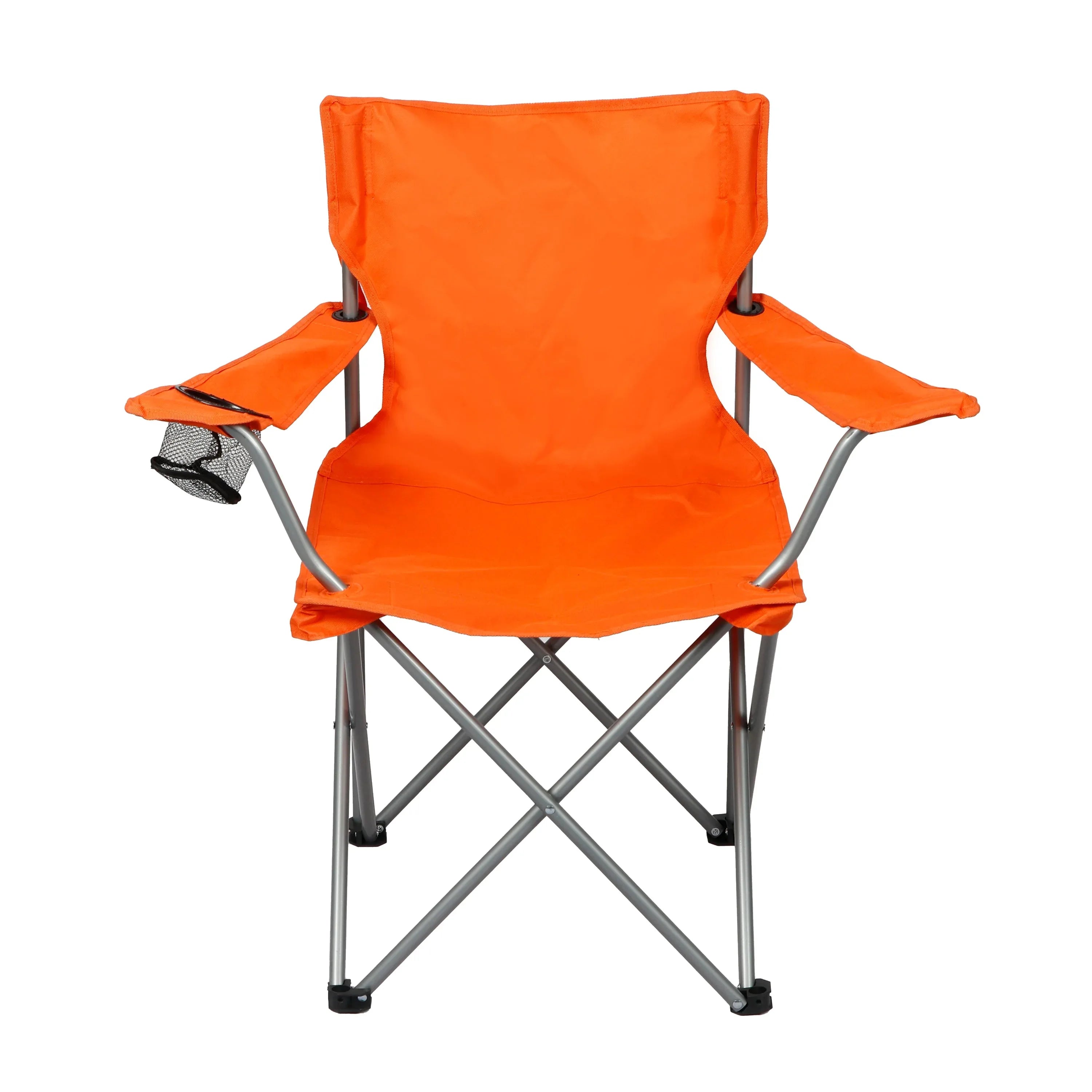 Ozark Trail Quad Folding Camp Chair with Cup Holder, Black - USA MEGA SHOP