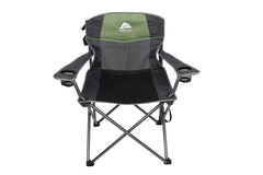 Ozark Trail Oversized Big and Tall Camp Chair with Cup Holders, Green, Adult, - USA MEGA SHOP