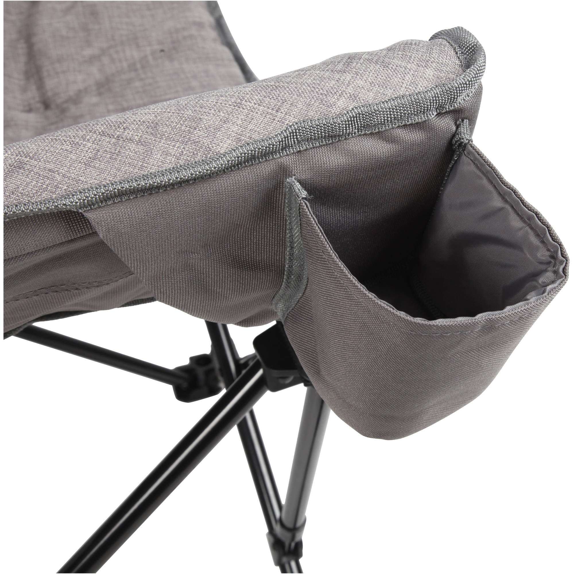 Ozark Trail Camping Club Chair, Gray, Adults