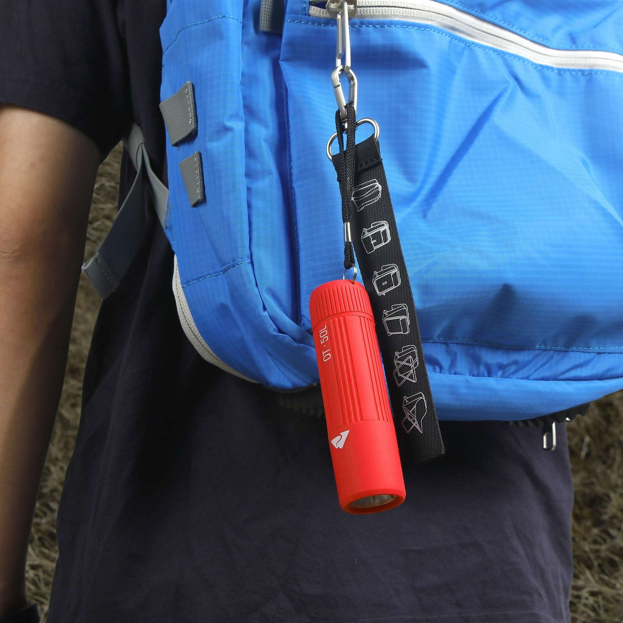 Ozark Trail Single Mini LED Flashlight, 50 Lumens, Handheld, 3 AAA Batteries